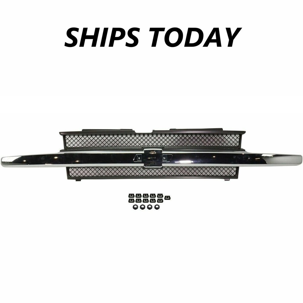 NEW Front Grille Assembly For 2002-2005 Chevy Trailblazer