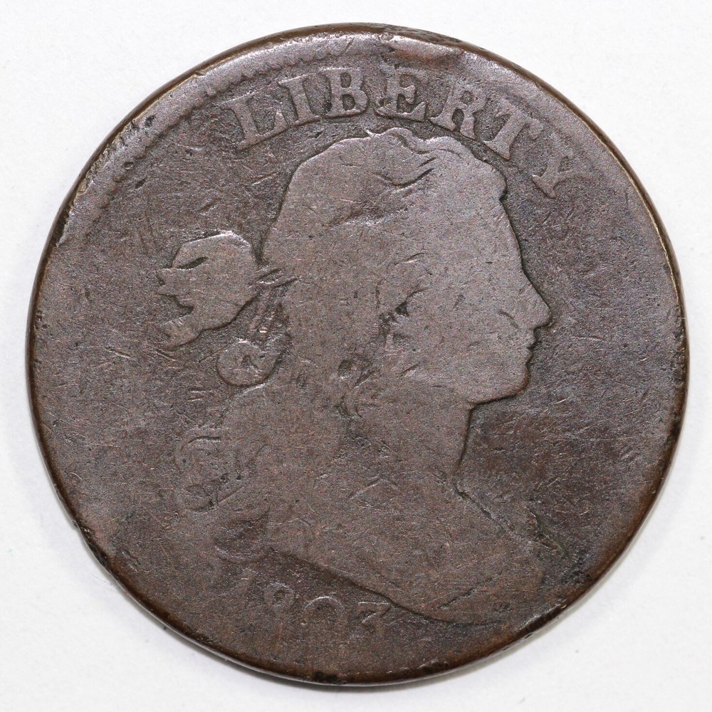 1803 1c S-257 Draped Bust Large Cent