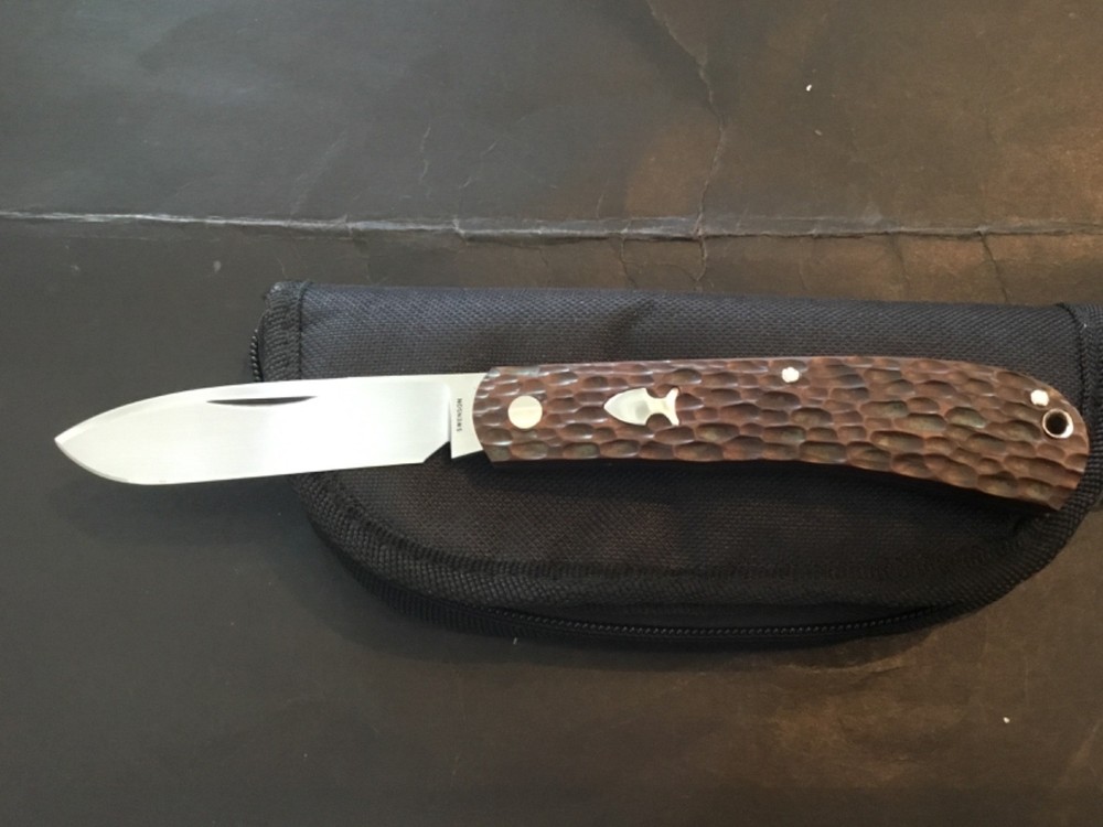 Custom Luke Swenson Trapper Slipjoint Folder Folding Knife
