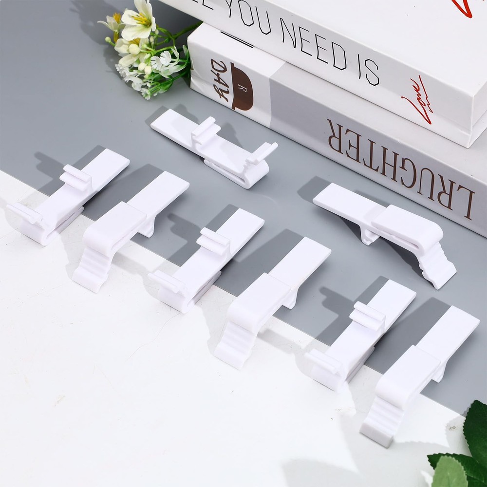 8 Pcs Vertical Blind Clips, Vertical Blinds Replacement Parts Valance Clips, ...