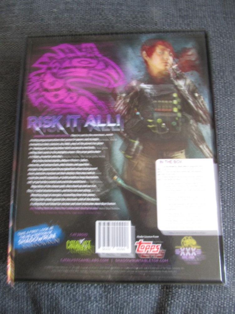 SHADOWRUN SIXTH WORLD BEGINNER BOX COMPLETE BOARDGAME BOXED GSP