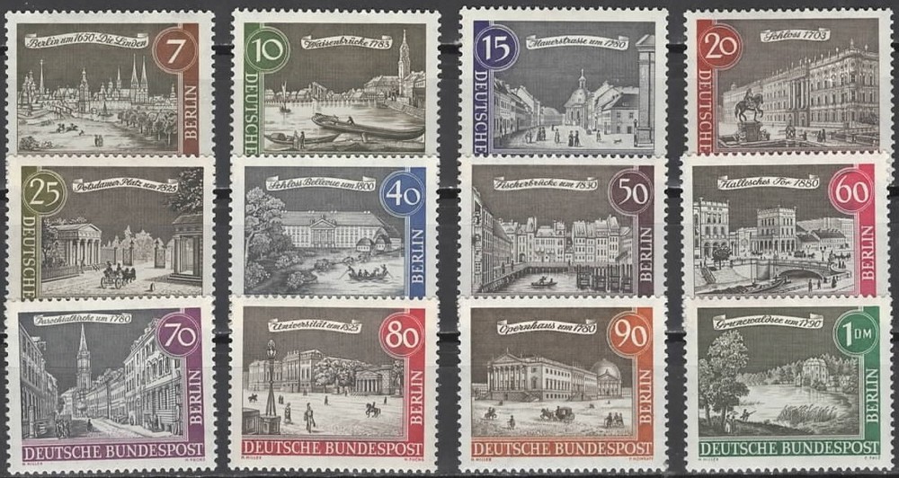 Germany Scott #9N196 - 9N207 set, Mint Never Hinged