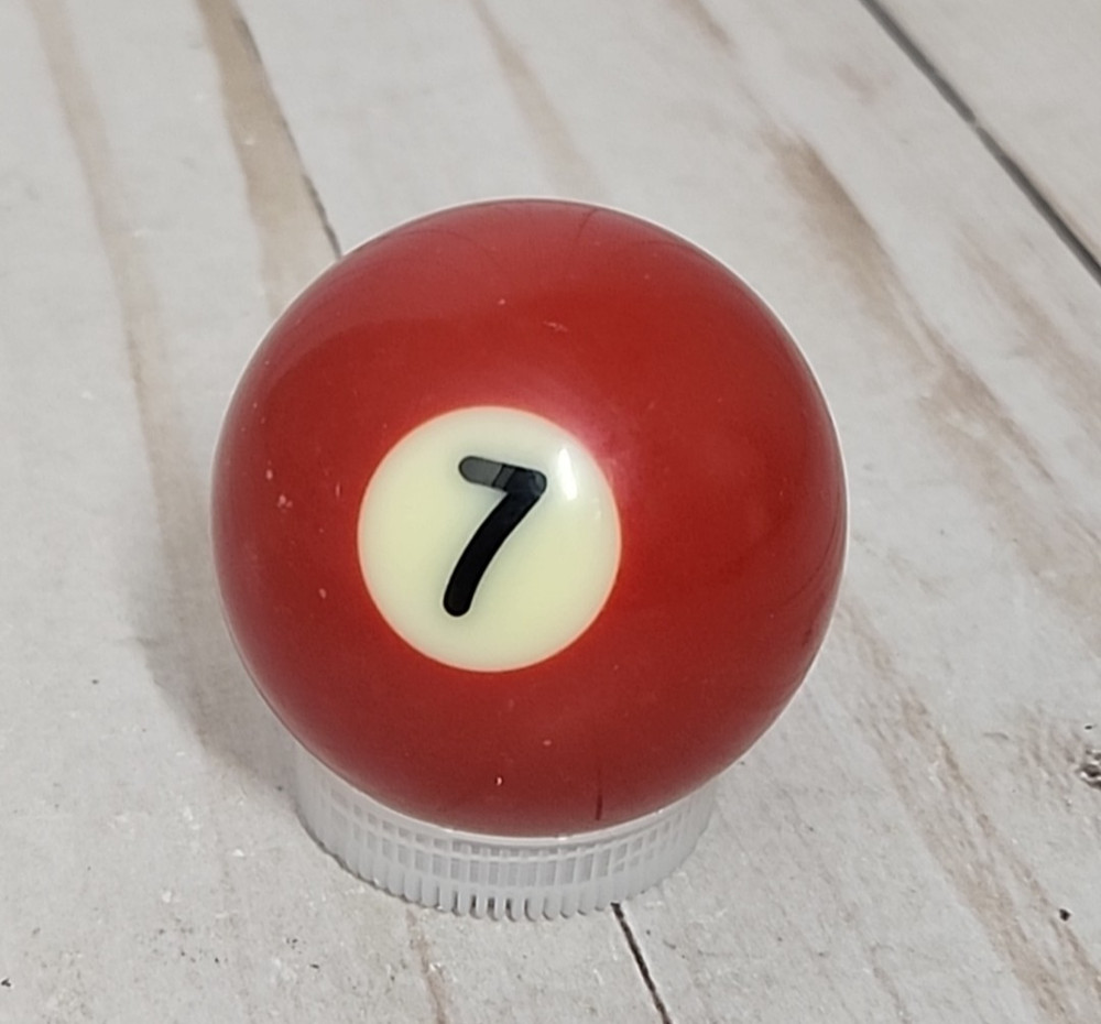 Vintage VTG Replacement 1.5" Mini Billiard Pool Ball #7 Solid Maroon