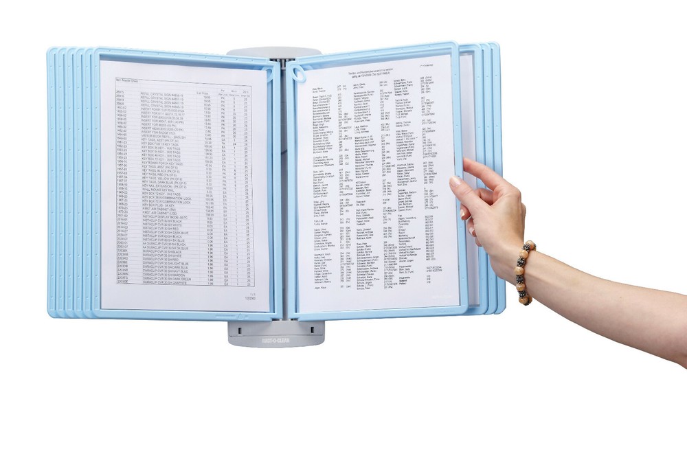 NEW Durable Bact-O-Clean Antimicrobial Wall Mounted 10 panel Ref System Sherpa