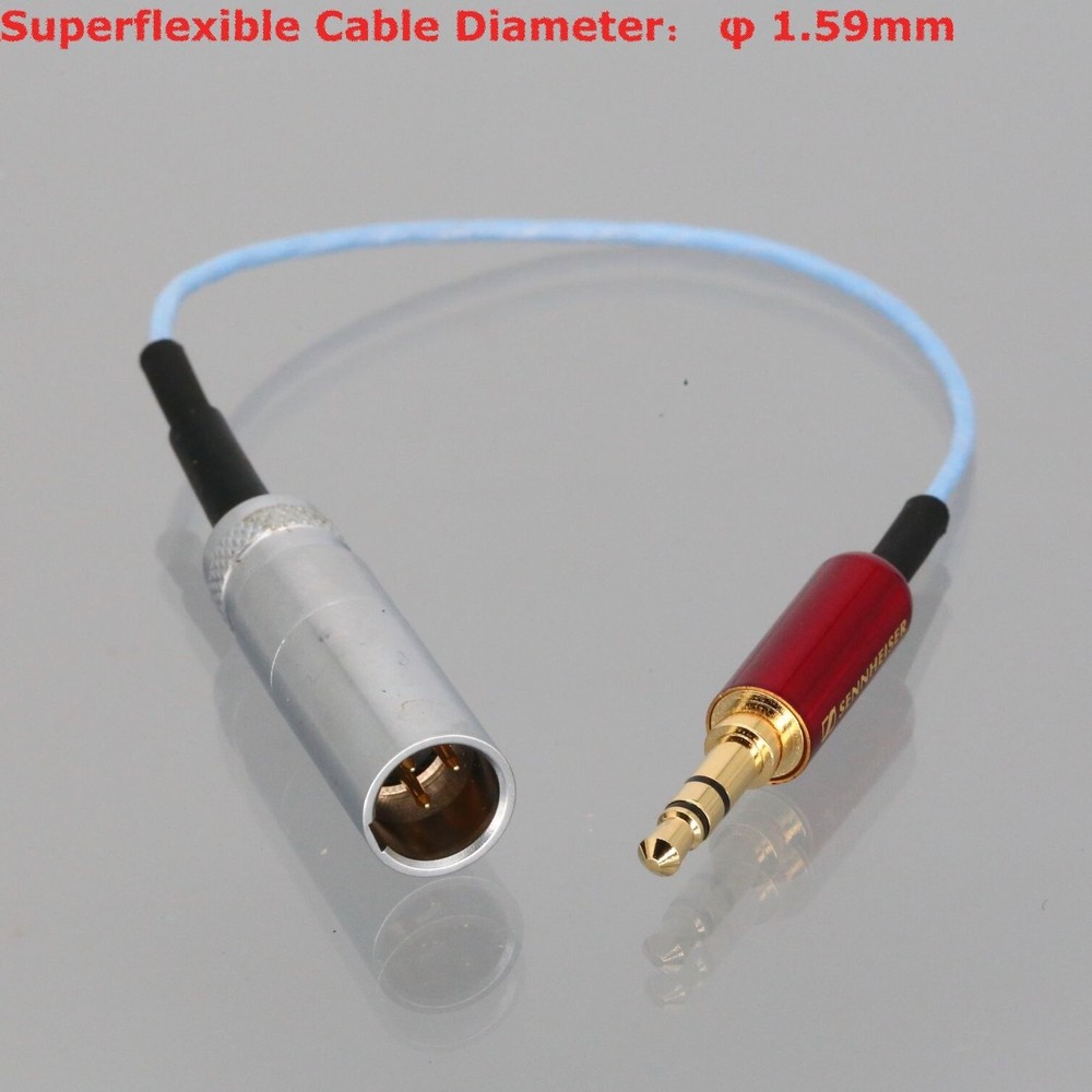 Mini XLR 3Pin Male to 3.5mm Stereo Plug Cable Microphone Wireless Transmitter