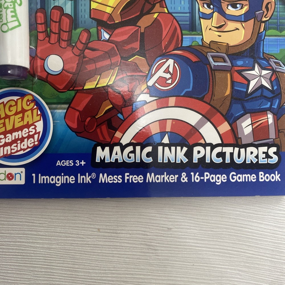 Bendon - Marvel Super Hero Adventure Imagine Ink Book