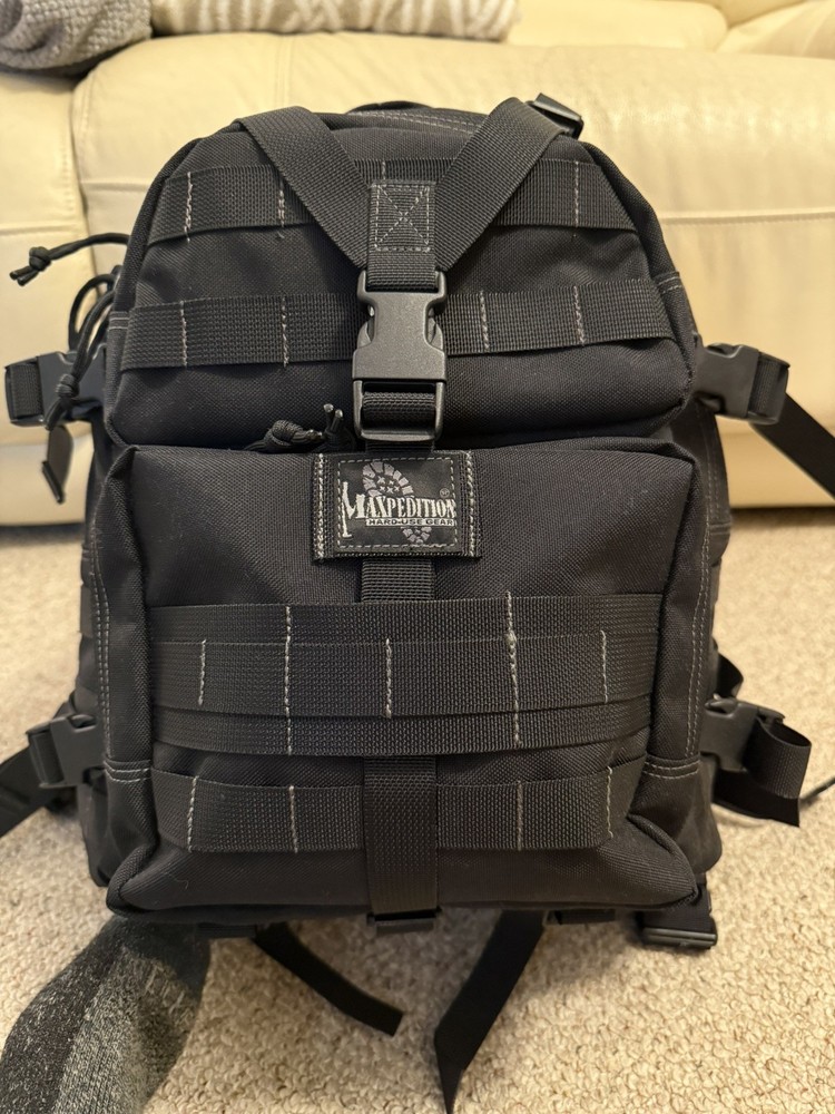 Maxpedition Condor II Black Nylon Hydration Backpack