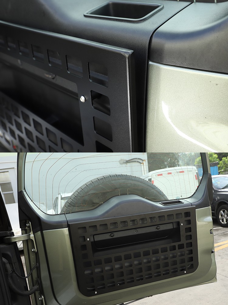 Rear Door Tailgate Table Storage Shelf Molle Panel For LR Defender L316 20+