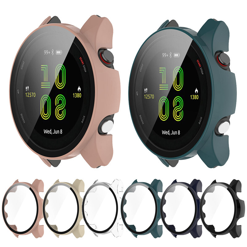 For Garmin Forerunner 255/255S PC+Screen Protector Full Protection Case Cover