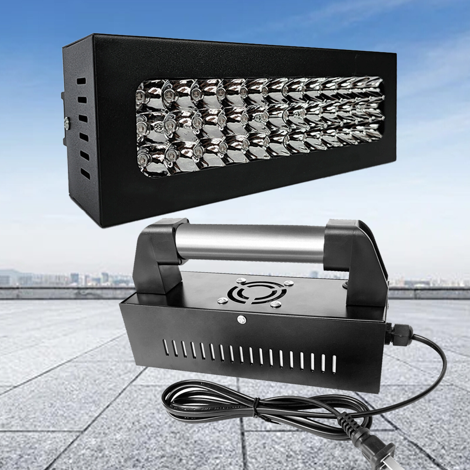 150W spotlight UV curing lamp 395NM for UV primer curing