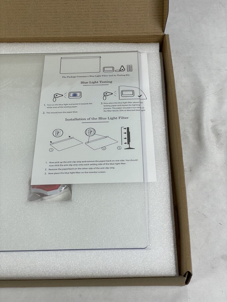 WS Screen Protector 22" Blue Light Blocking Screen Protector Panel