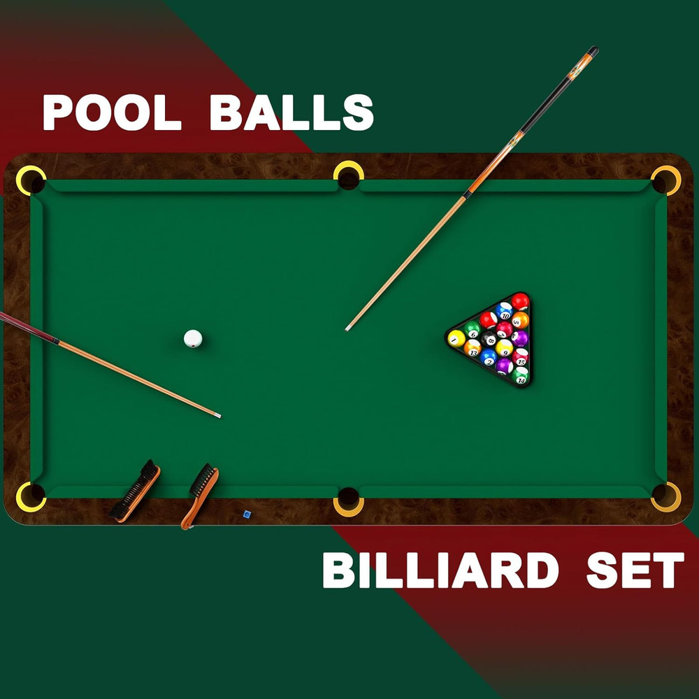 Pool Table Accessories Billiards Accessories Billiard Pool Balls with Triangle a