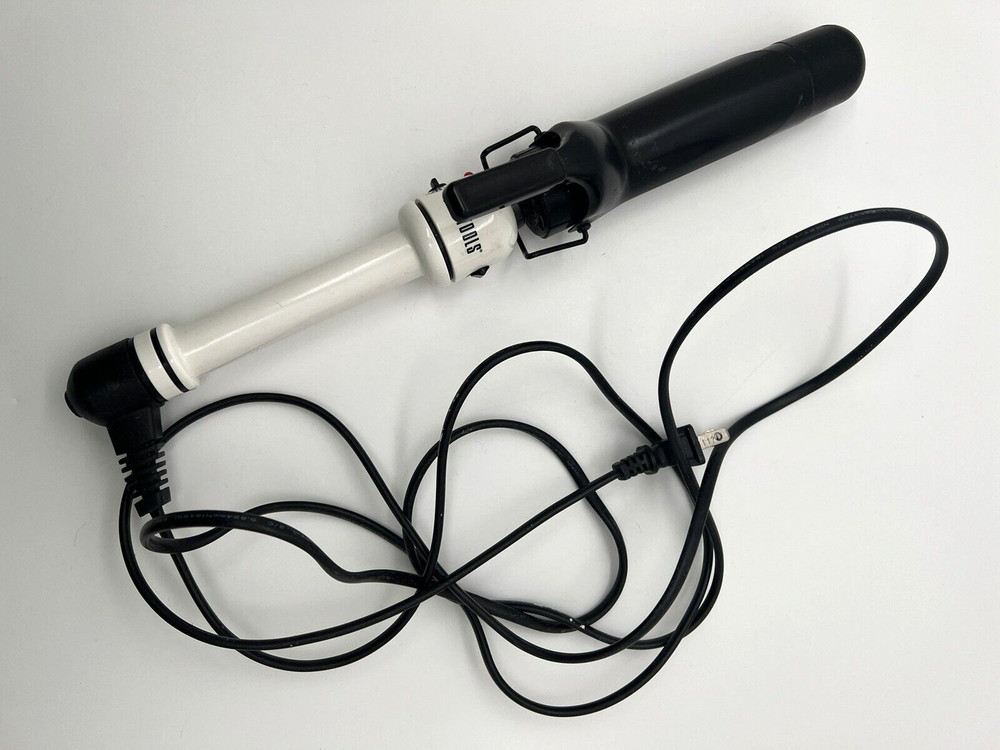 HOT TOOLS HTBW46 Spring Curling Iron Black/White 1 1/2 Inches