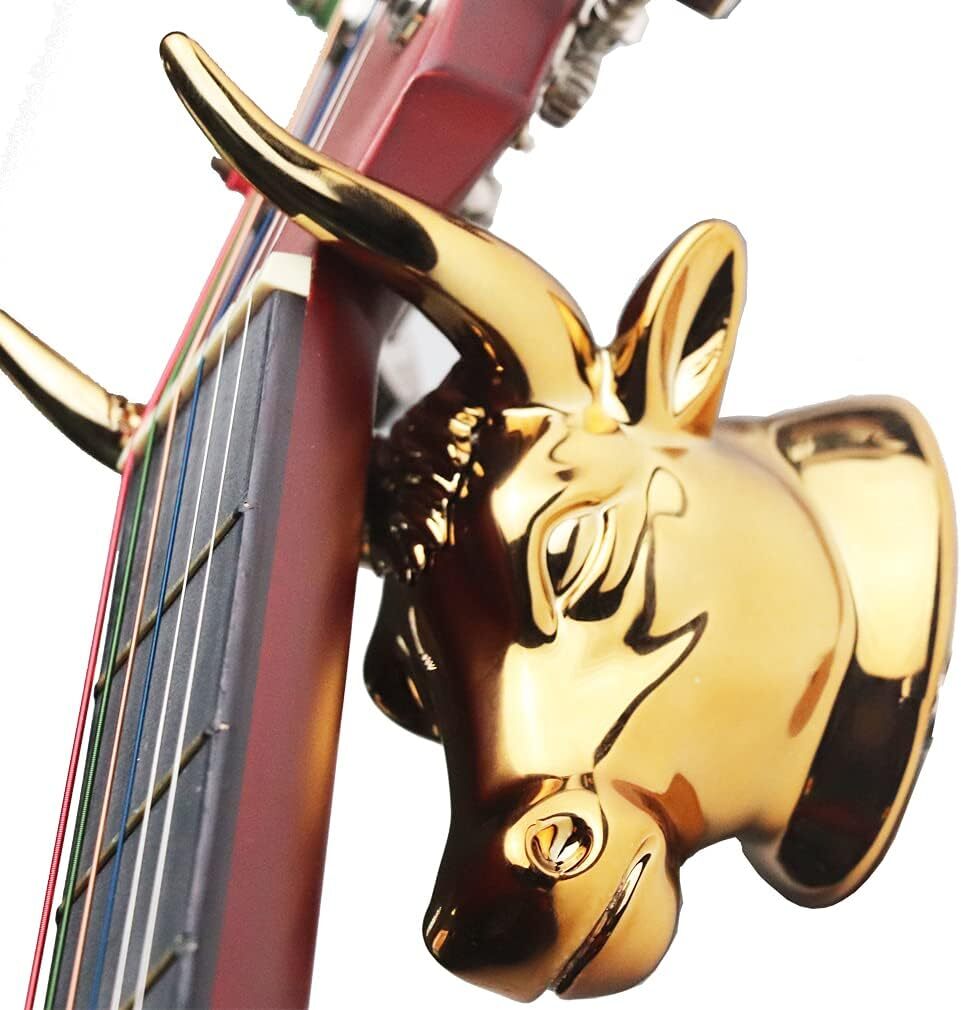 Bull Head Guitar Hangers Wall Mount Adjustable Hook Holder Instrument Display US
