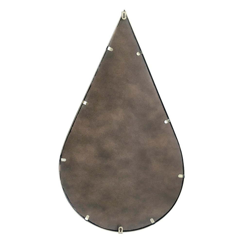 Wall Mirror Decorative Mirrors Mounted Decor Rain Tear Drop Shape Wall-Mounte...