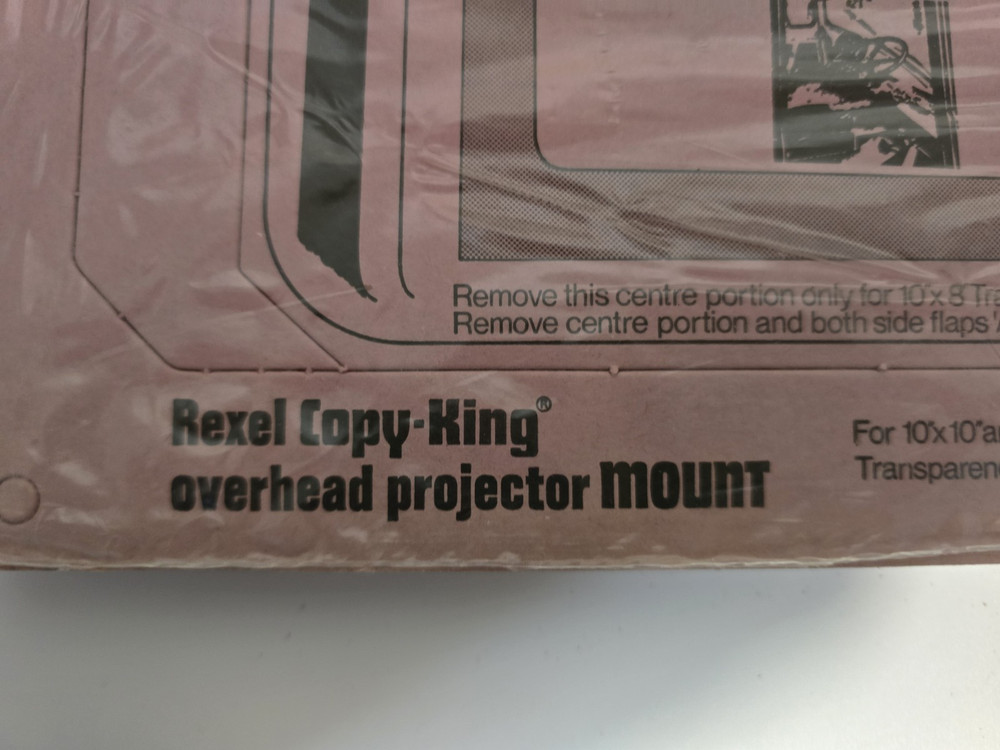 Rexel Copy King Transparency Mounts – Overhead Projector / Acetate Protectors