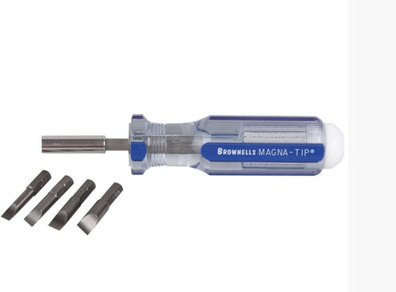 Brownells MAGNA-TIP 5 Piece Screwdriver Set for Browning Auto Includes 4 bits