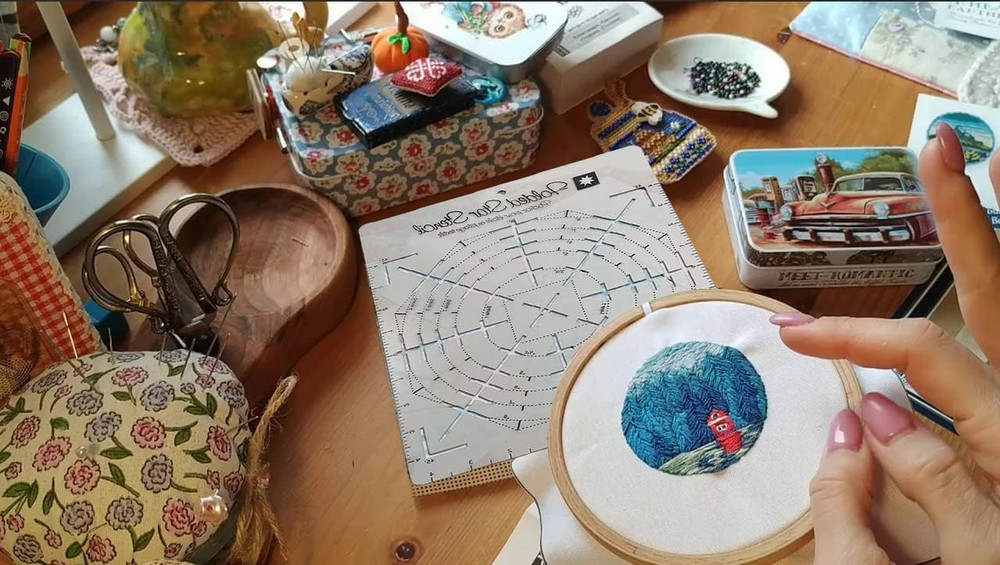 Folded Star Guide Template for Fabric, Custom-Printed 9" X 11" Interfacing Templ