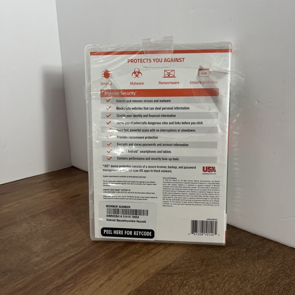 WEBROOT Internet Security Windows 10 Compatible