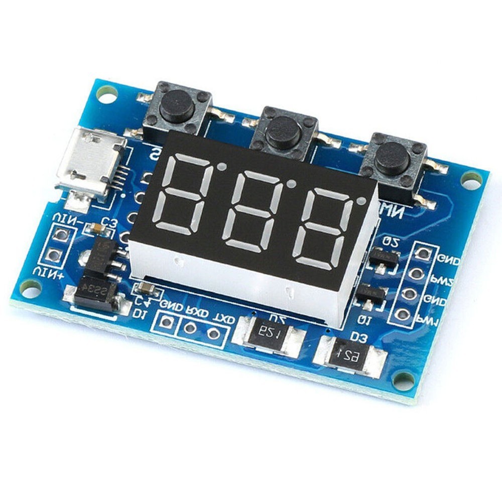 Compact 2 Channel Square Wave Generator Module with LED Display Buy Now