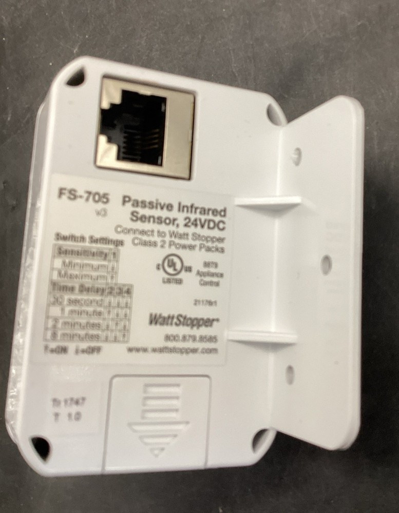 Passive Infared Sensor FS-705-W 24VDC Low Volt PIR Occupancy Sensor