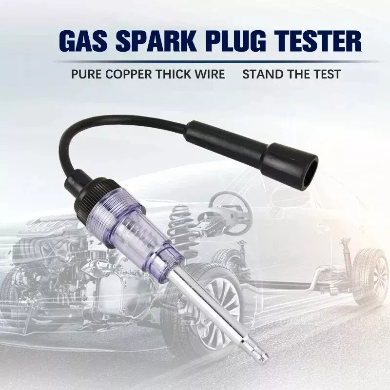 Spark Plug Tester Tool Ignition System Coil Engine In Line Auto Diagnostic Test-