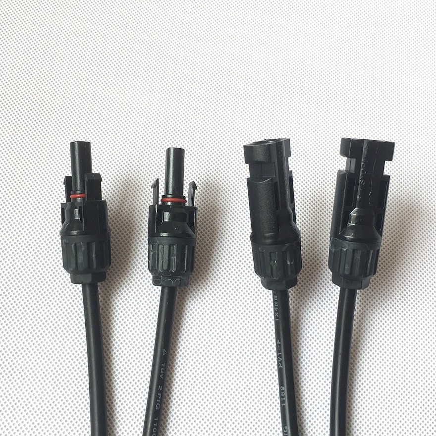 Solar Panel Cable Wire Connector PV Wire Branch T Y Splitter Adapter