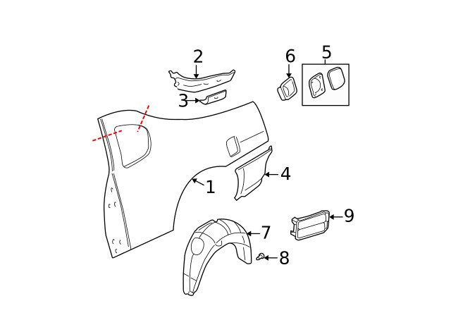 Genuine GM Lower Panel 10289997