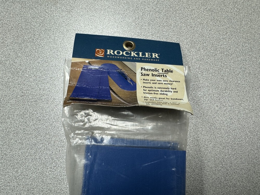 Rockler Phenolic Table Saw Inserts