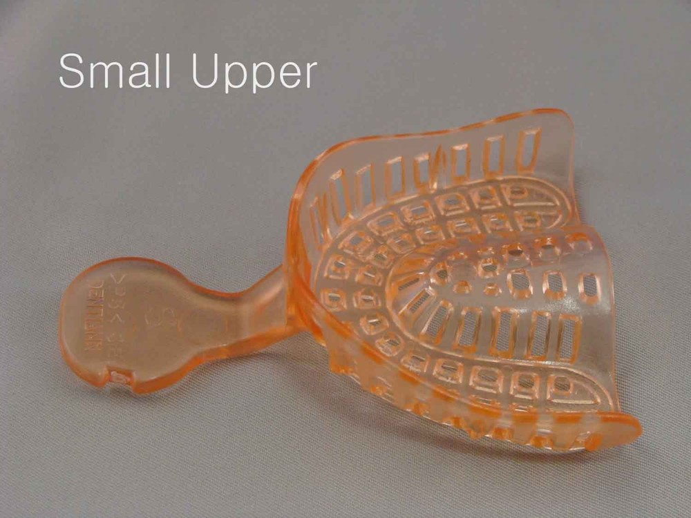 Perforated Disposable Impression Trays - Small Upper - 12/bag _US