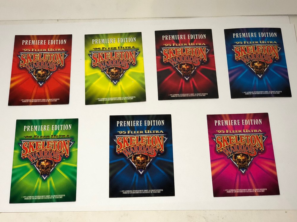 Vintage 1995 ￼SKELETON WARRIORS Seven count