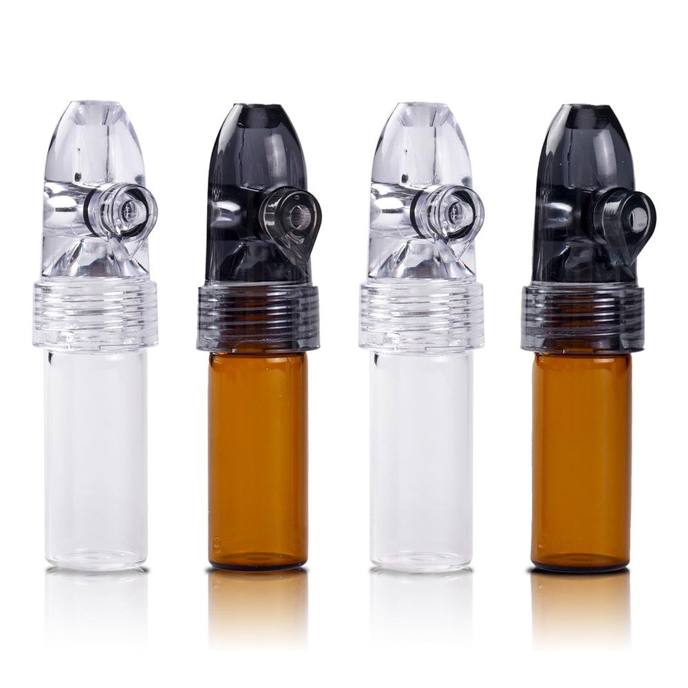 Portable Glass Ieak-proof Decorative Bottle 4 Pack