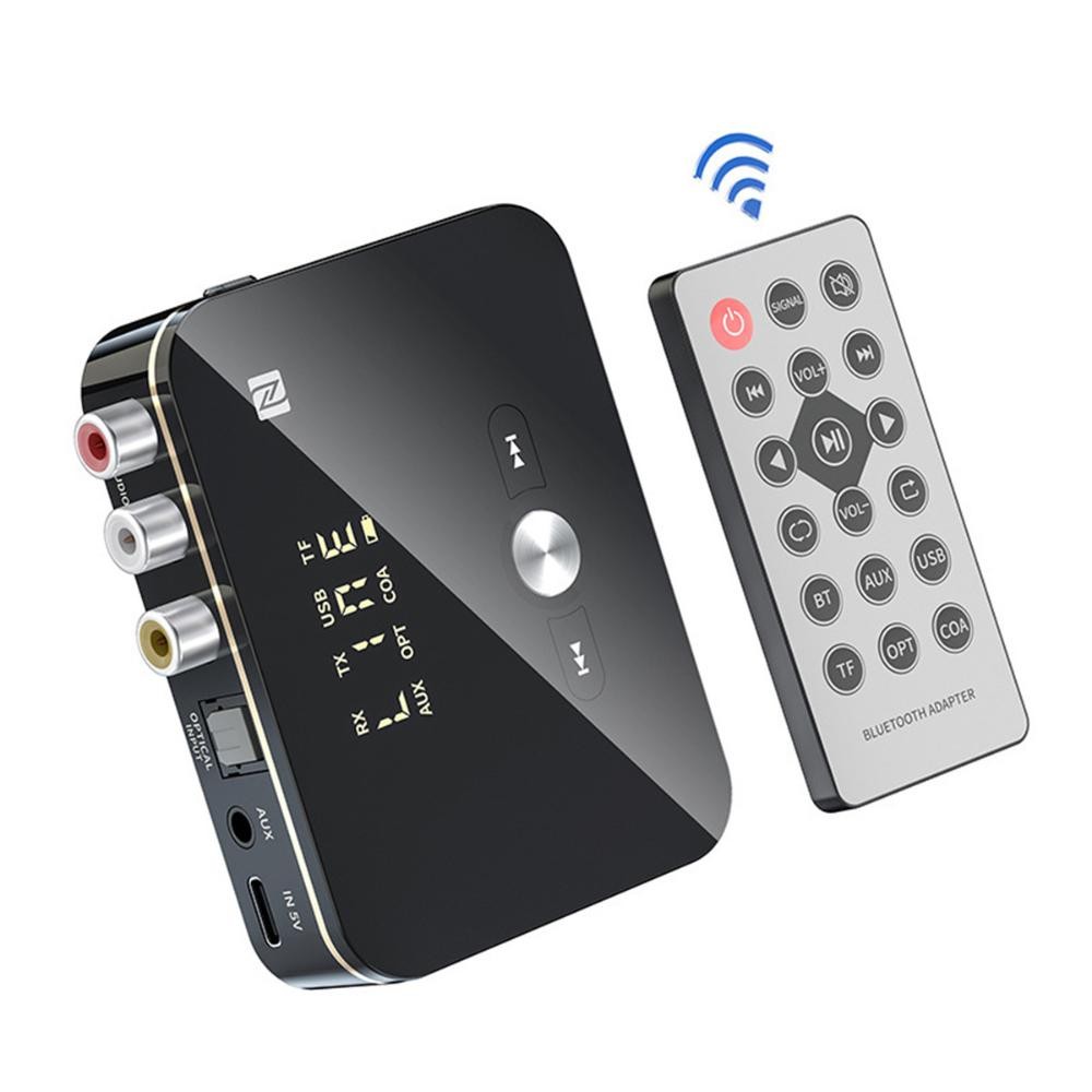NFC Multi-Function Bluetooth Receiver Wireless 3.5mm AUX to 2RCA Audio Adapter