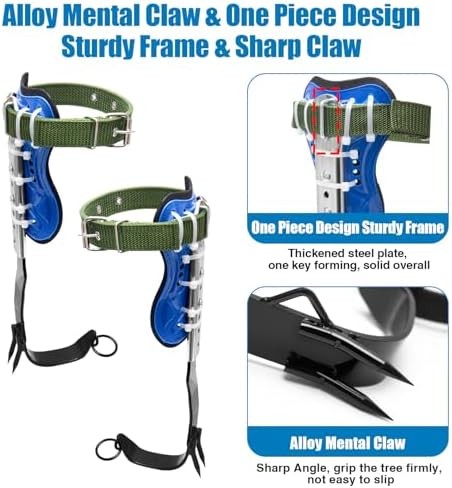 Tree Climbing Spikes with Belt