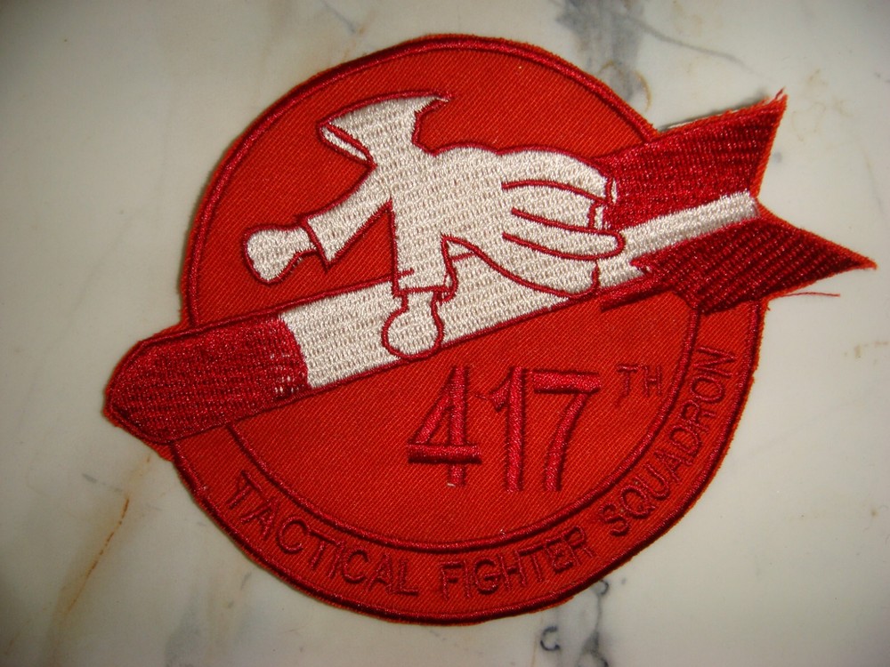USAF 417th TACTICAL FIGHTER SQUADRON, VIETNAM WAR PATCH