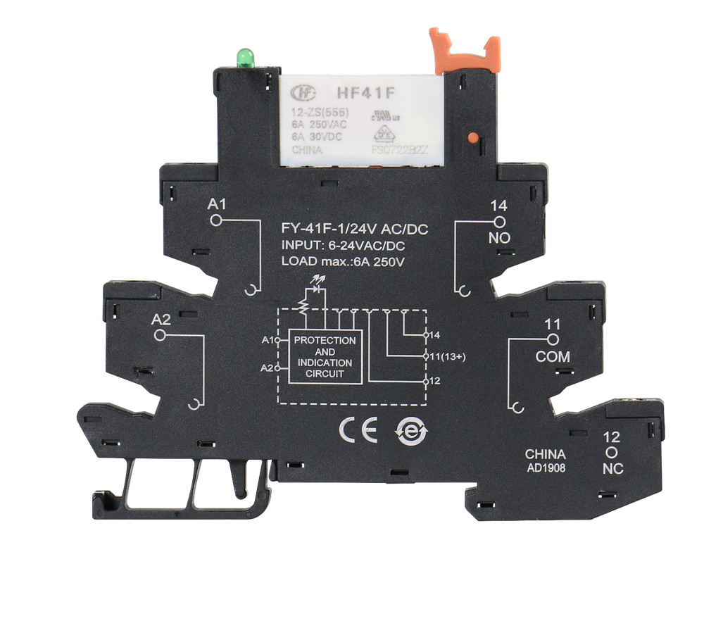 6.2mm 24V Solid State DIN Rail Relay Ultra-thin relay with LED indicator light