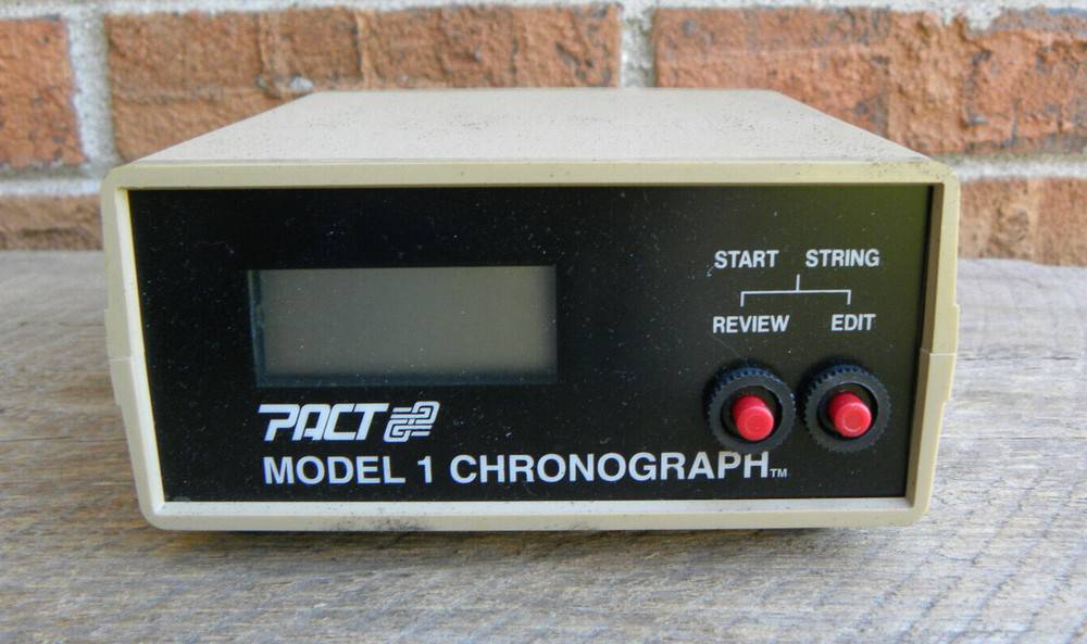 Pact Model 1 Chronograph w/ Nylon Carry Case ( READ )