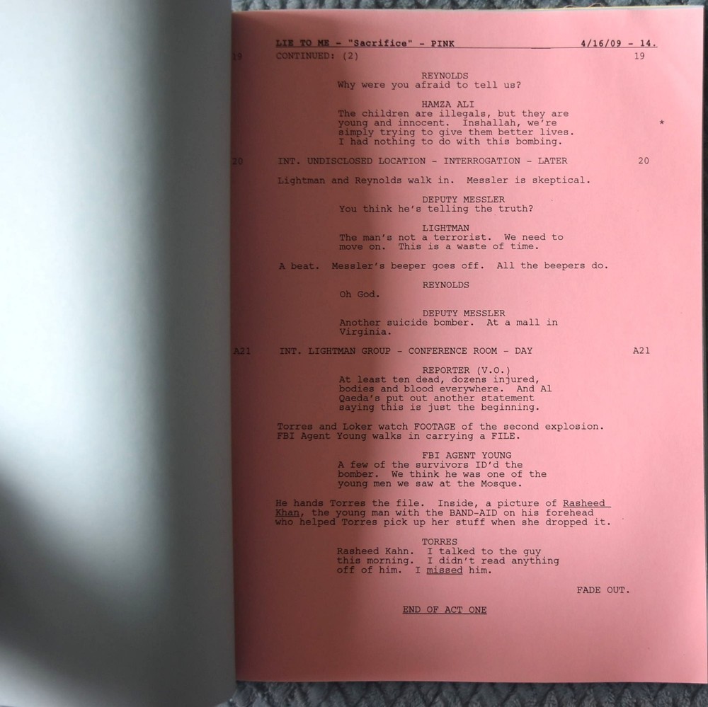 1999 "Newsbreak" Original Script Screenplay Final Draft