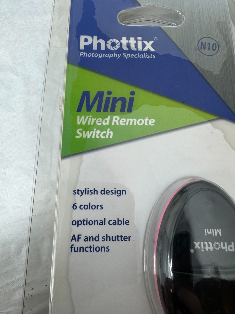 Phottix Mini Wired Remote Switch 90cm NOT TESTED New in Package