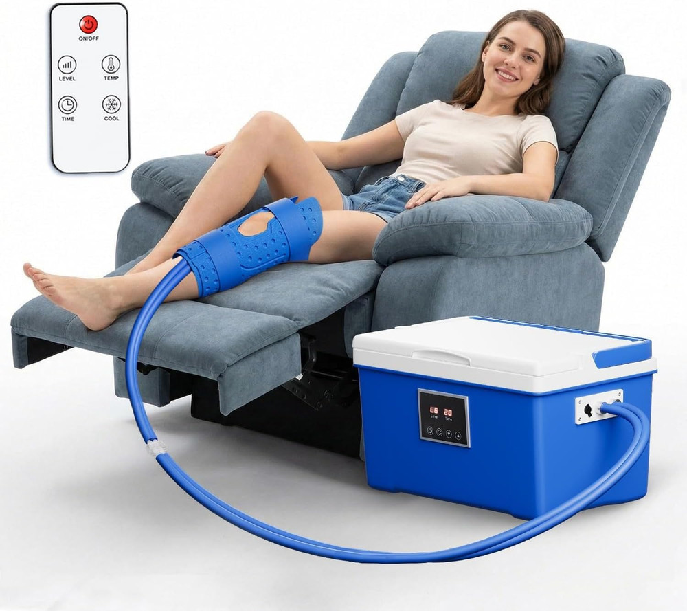 Cold Therapy Machine with Memory Function, Programmable Timer, Wireless Remote &