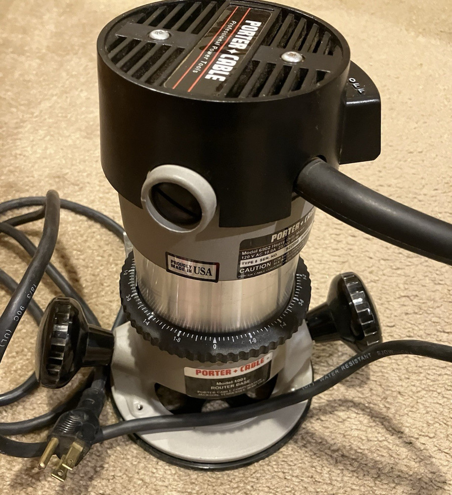 Porter Cable router model 690LR with extras