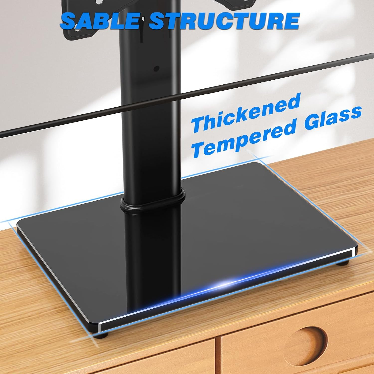 Universal Swivel Tabletop TV Stand for Flat Screens 23 24 26 32 39 40 42 43 Inch