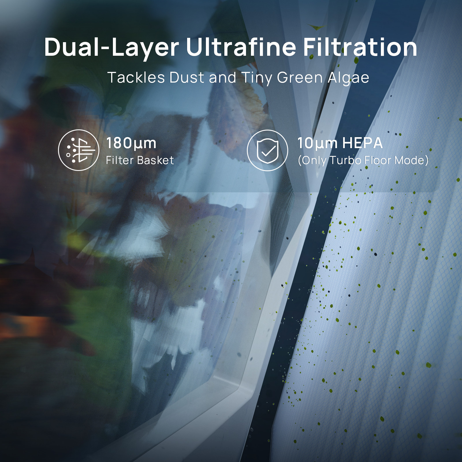 WYBOT C2 Vision Pool Robot Vacuum, Debris Detection with AI Camera,8-in-1 Master