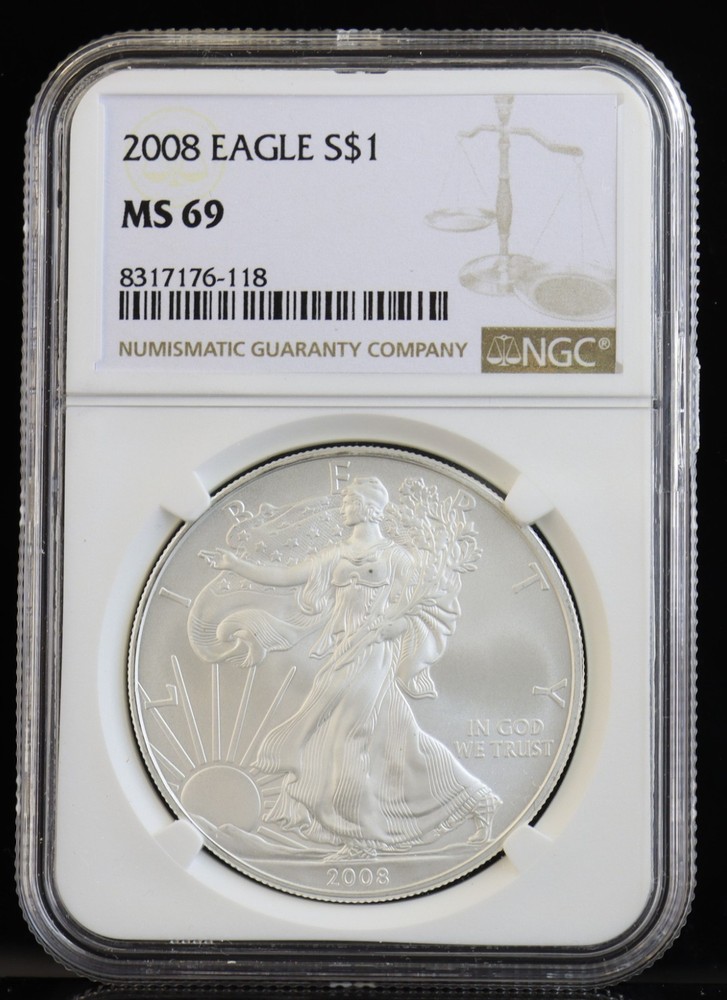 2008 American Eagle NGC MS69