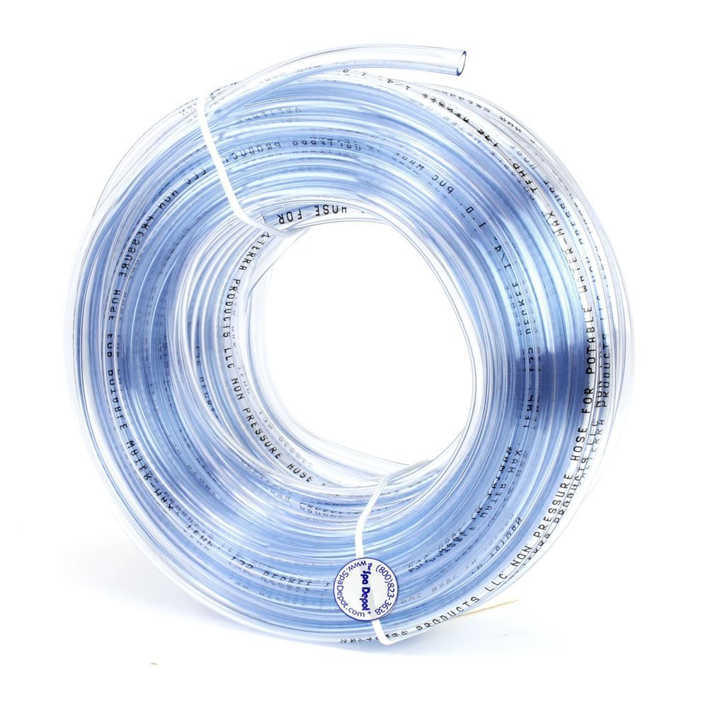 3/8" inside diameter 10-feet Clear PVC vinyl tubing/flexible hose