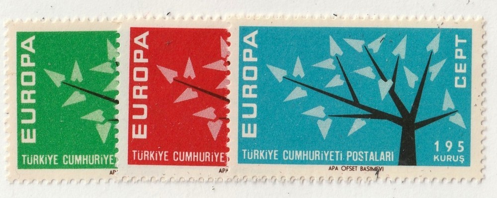 Turkey        1553 - 1555         MNH OG