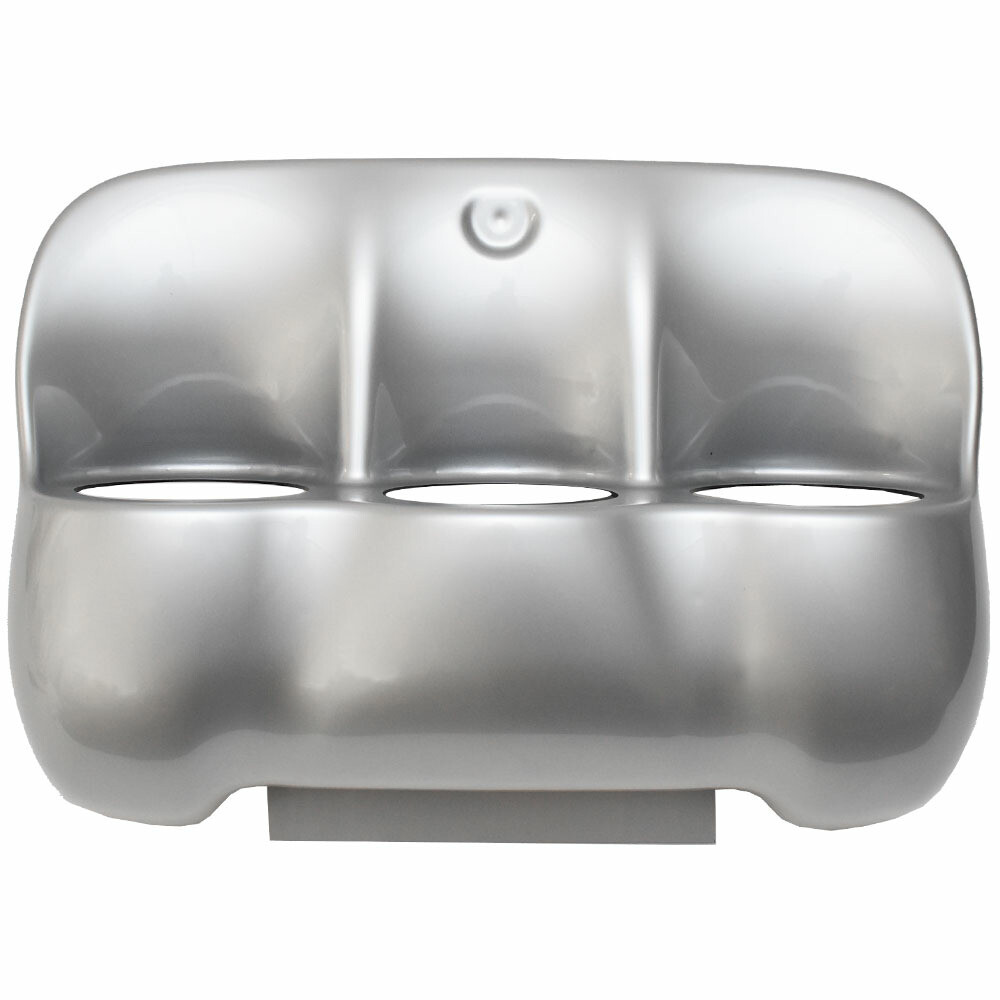Tracker Boat Cup Holder Panel 180154 | 3-Hole Silver