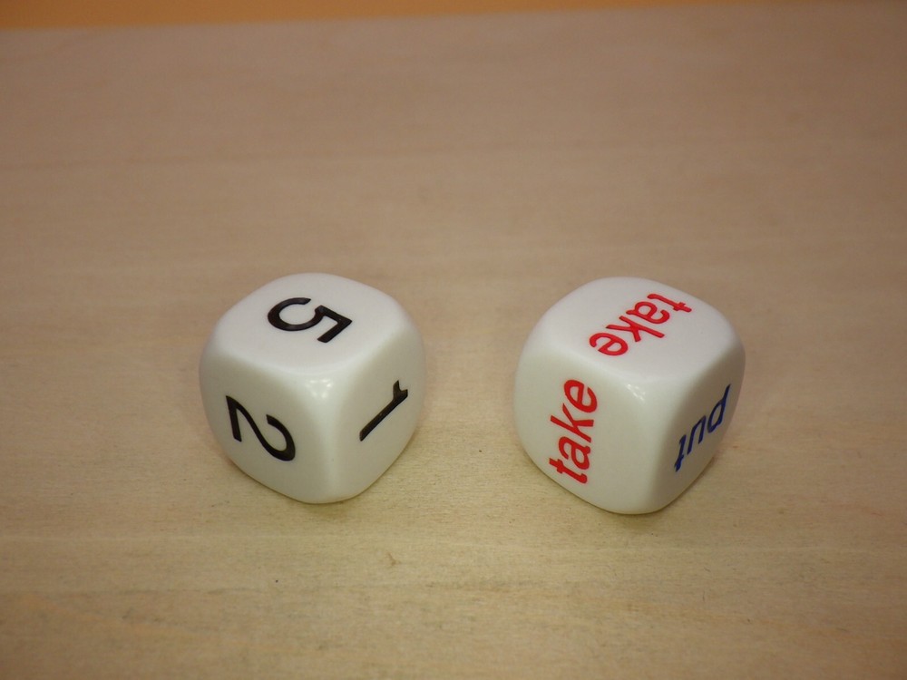 Put & Take Dice Game with Instructions Tabletop Game Special Engraved 2D6