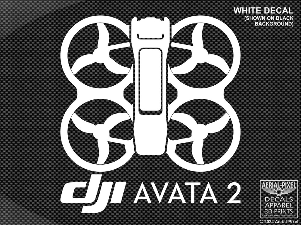 DJI AVATA 2 Case & Window Decal FPV Drone Sticker