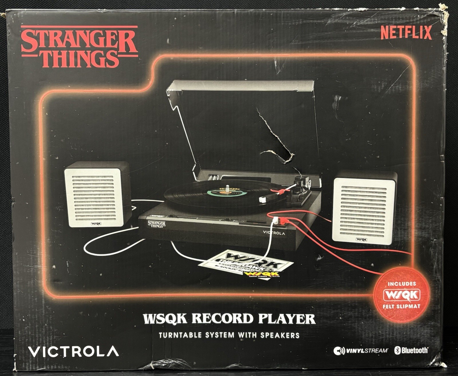 STRANGER THINGS Victrola WSQK Record Turntable Speakers Netflix SEE DETAILS